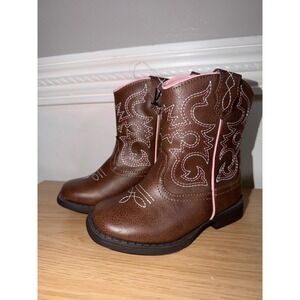 Girl cowgirl boots size 9